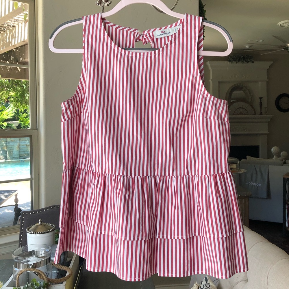 Vineyard Vines Blouse Ruffled Top